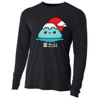 Mount Fuji Japanese Aesthetic Kawaii Mountain Scene Cooling Performance Long Sleeve Crew