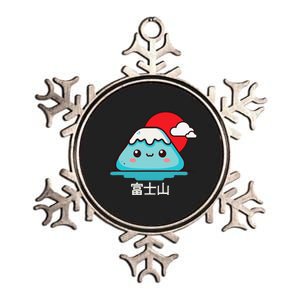 Mount Fuji Japanese Aesthetic Kawaii Mountain Scene Metallic Star Ornament