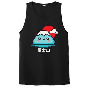 Mount Fuji Japanese Aesthetic Kawaii Mountain Scene PosiCharge Competitor Tank