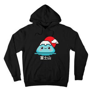 Mount Fuji Japanese Aesthetic Kawaii Mountain Scene Tall Hoodie