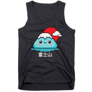 Mount Fuji Japanese Aesthetic Kawaii Mountain Scene Tank Top