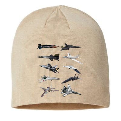 Military's Fastest Jet Fighters Aircraft Plane Of The World Sustainable Beanie