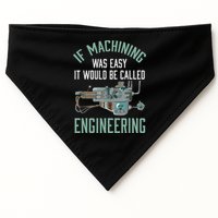 Machinist Funny Joke Humor CNC Machinist Gift USA-Made Doggie Bandana