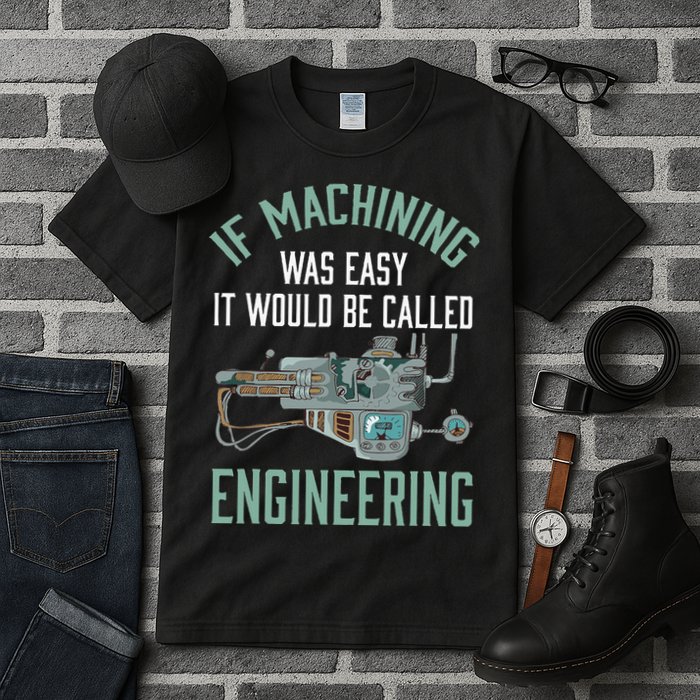 Machinist Funny Joke Humor CNC Machinist Gift Tall T-Shirt