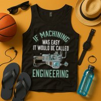 Machinist Funny Joke Humor CNC Machinist Gift Tank Top