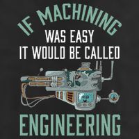 Machinist Funny Joke Humor CNC Machinist Gift Golf Towel