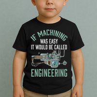 Machinist Funny Joke Humor CNC Machinist Gift Toddler T-Shirt