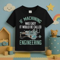 Machinist Funny Joke Humor CNC Machinist Gift Toddler T-Shirt