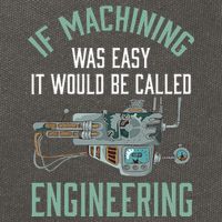 Machinist Funny Joke Humor CNC Machinist Gift Cotton Canvas Backpack