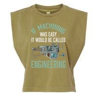 Machinist Funny Joke Humor CNC Machinist Gift Garment-Dyed Women's Muscle Tee