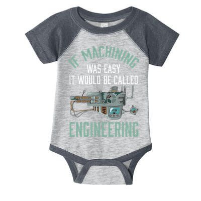 Machinist Funny Joke Humor CNC Machinist Gift Infant Baby Jersey Bodysuit