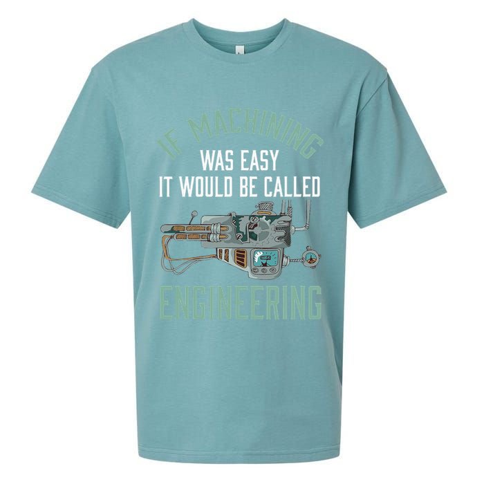 Machinist Funny Joke Humor CNC Machinist Gift Sueded Cloud Jersey T-Shirt