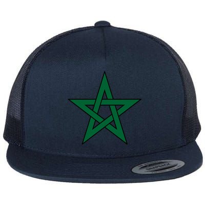 Morocco Football Jersey Moroccan Flag Moroccan Soccer Gift Flat Bill Trucker Hat