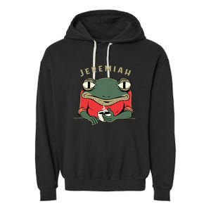 Music Funny Jeremiah The Bullfrog Classic Rock Garment-Dyed Fleece Hoodie