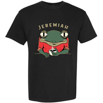 Music Funny Jeremiah The Bullfrog Classic Rock Garment-Dyed Heavyweight T-Shirt