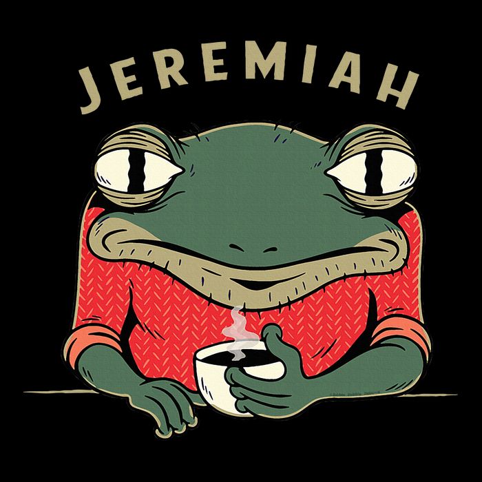 Music Funny Jeremiah The Bullfrog Classic Rock Bucket Hat