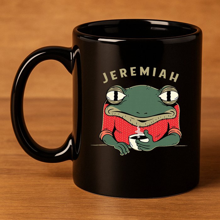 Music Funny Jeremiah The Bullfrog Classic Rock 11oz C Handle Ceramic Mug