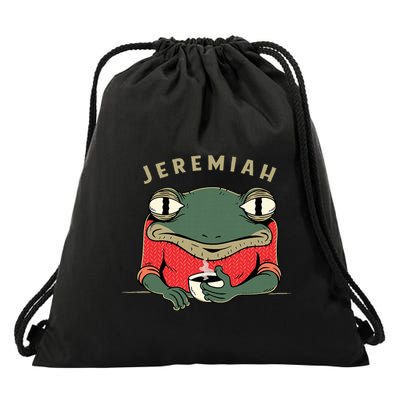 Music Funny Jeremiah The Bullfrog Classic Rock Drawstring Bag