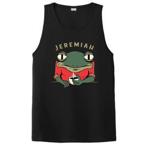 Music Funny Jeremiah The Bullfrog Classic Rock PosiCharge Competitor Tank