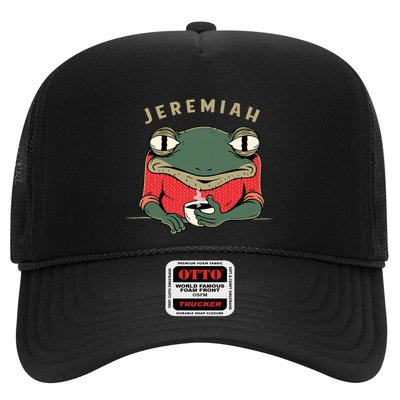 Music Funny Jeremiah The Bullfrog Classic Rock Trucker Hat