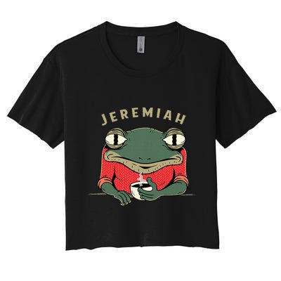 Music Funny Jeremiah The Bullfrog Classic Rock Crop Top