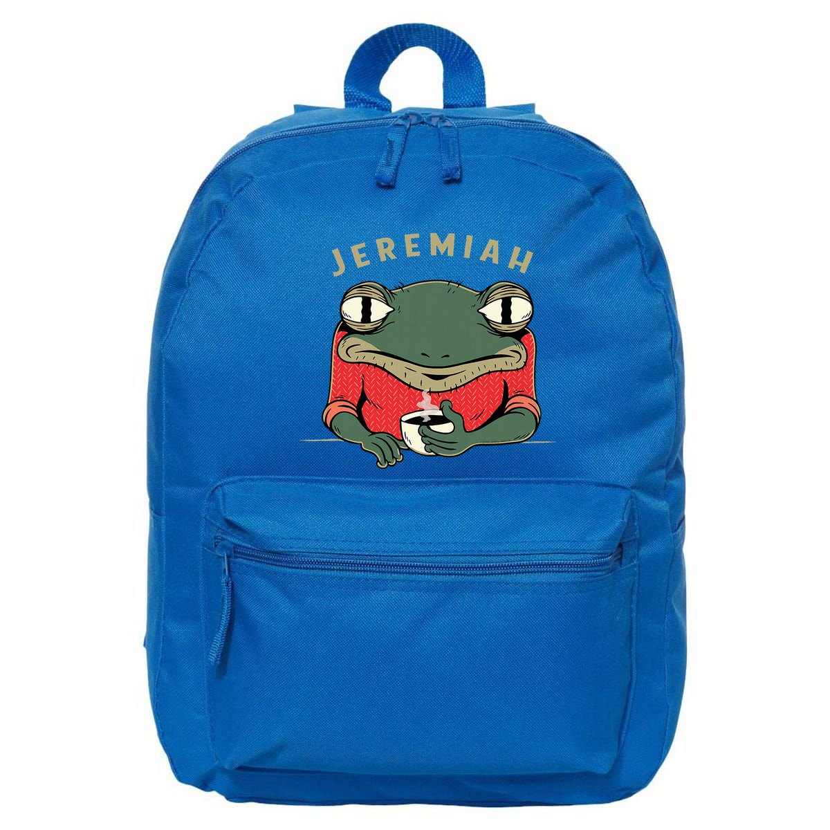 Music Funny Jeremiah The Bullfrog Classic Rock 16 in Basic Backpack