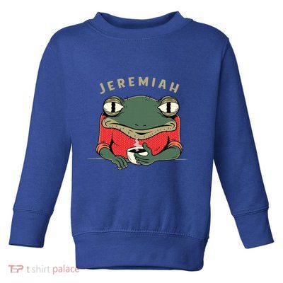 Music Funny Jeremiah The Bullfrog Classic Rock Toddler Sweatshirt