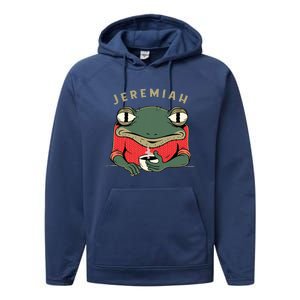 Music Funny Jeremiah The Bullfrog Classic Rock Performance Fleece Hoodie