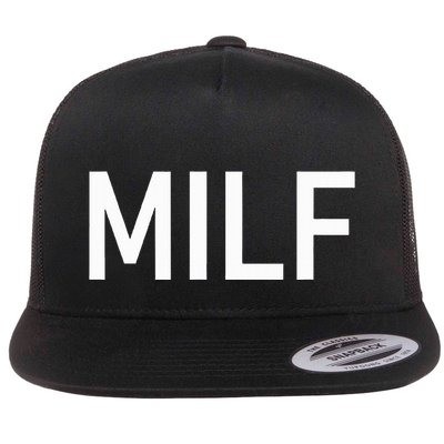 Milf Funny Jokes Sarcastic Flat Bill Trucker Hat