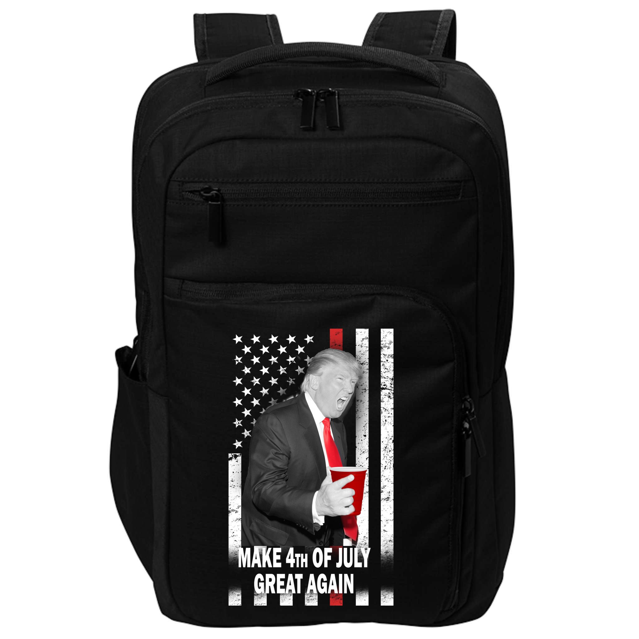 Donald Trump Make 4th Of July Great Again Impact Tech Backpack