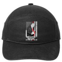 Donald Trump Make 4th Of July Great Again 7-Panel Snapback Hat