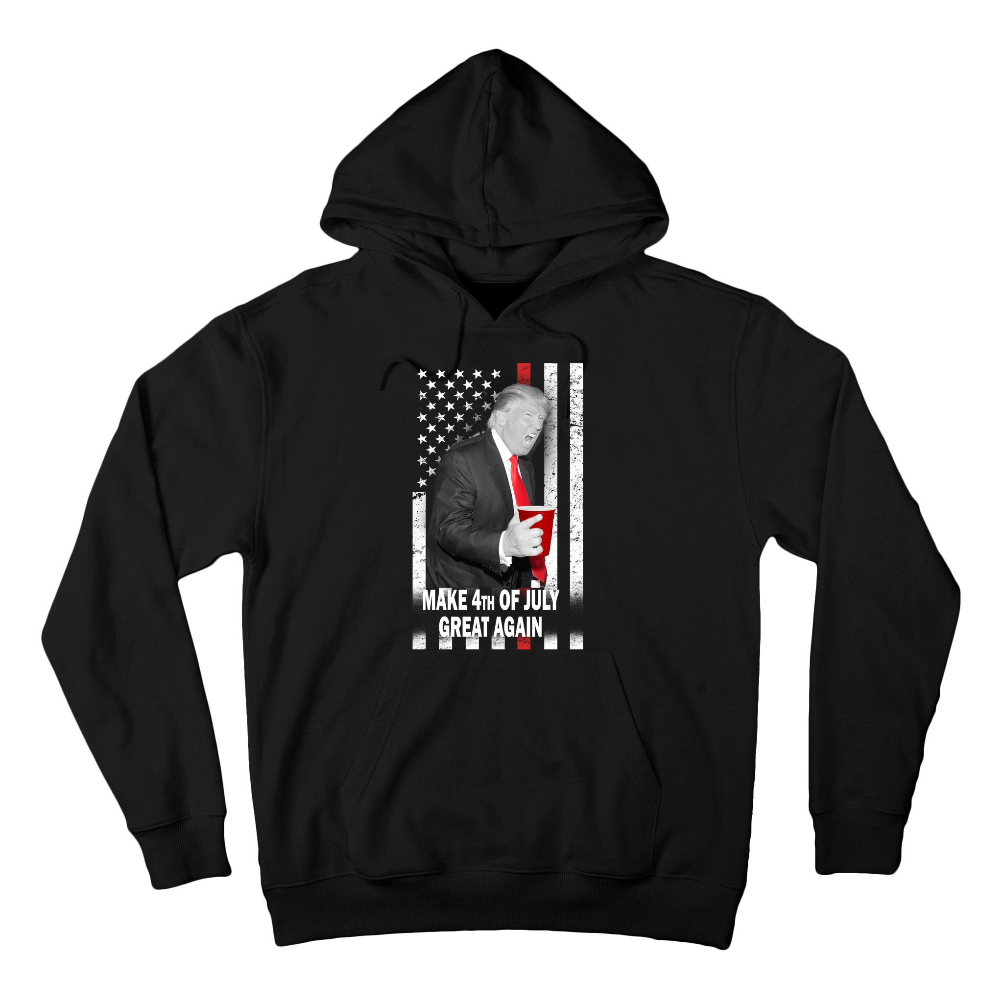 Donald Trump Make 4th Of July Great Again Tall Hoodie