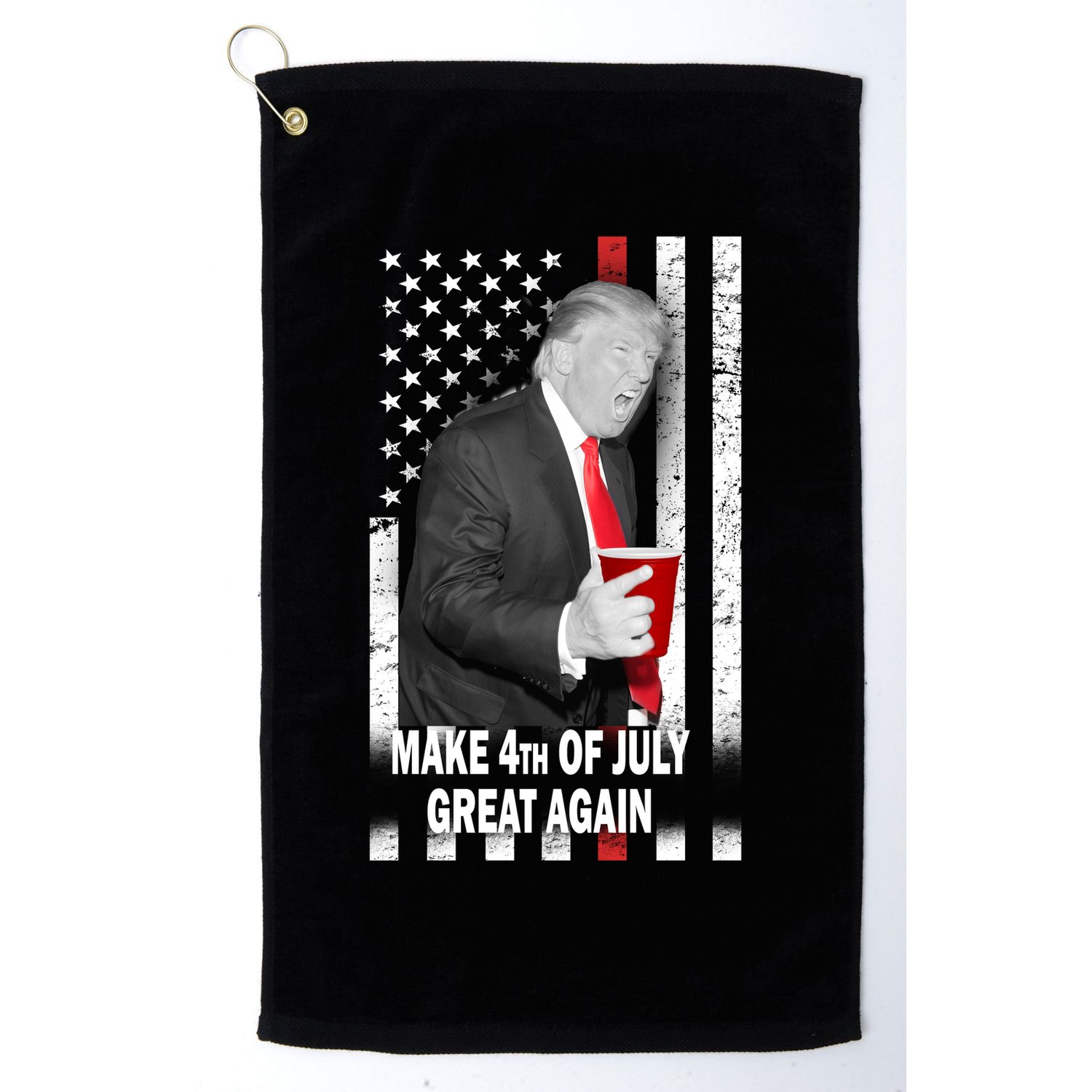 Donald Trump Make 4th Of July Great Again Golf Towel