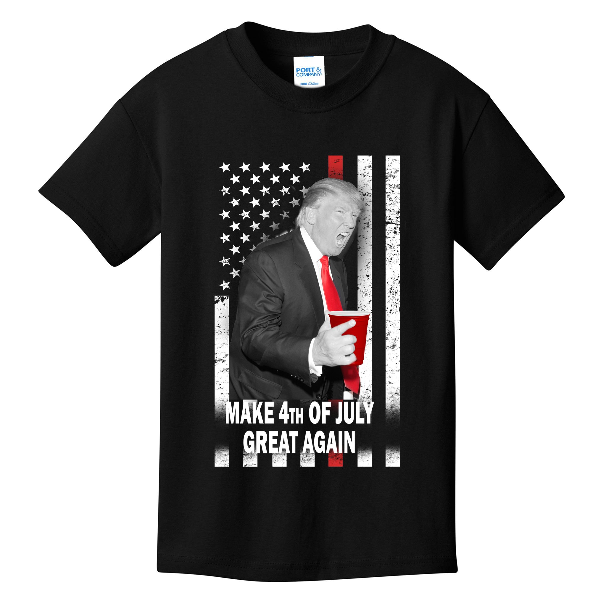 Donald Trump Make 4th Of July Great Again Kids T-Shirt