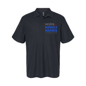 Michigan For Kamala Harris 2024 We Choose Freedom Softstyle Adult Sport Polo