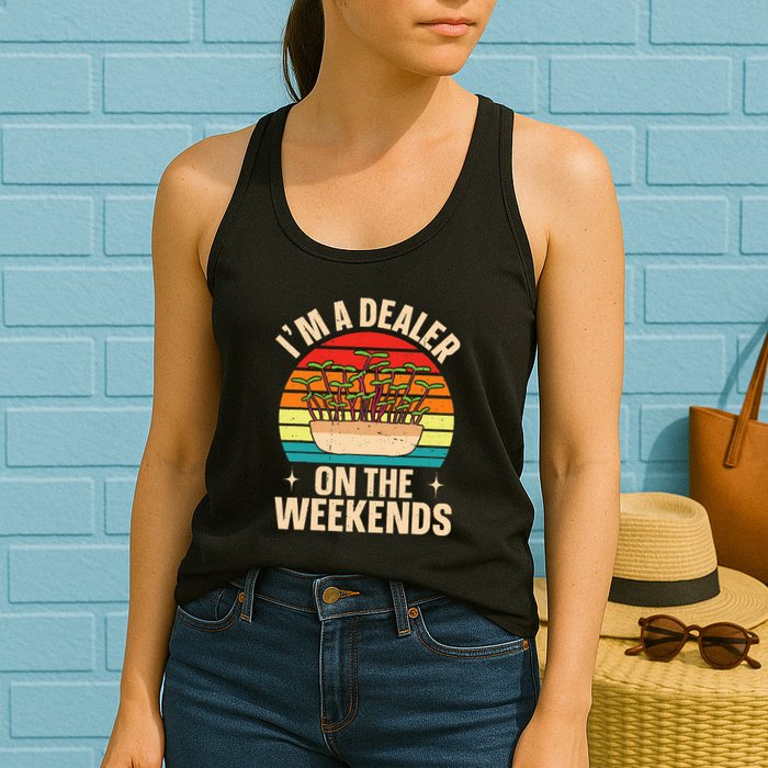 Microgreens Farming Kit Sprout Lover Vegan Diet Microgreen Womens Tank Top