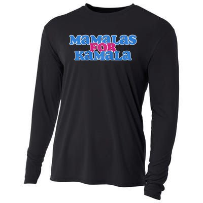 Mamalas For Kamala This Mamala Voting For Kamala Raglan Cooling Performance Long Sleeve Crew