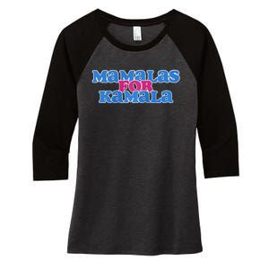 Mamalas For Kamala This Mamala Voting For Kamala Raglan Women's Tri-Blend 3/4-Sleeve Raglan Shirt