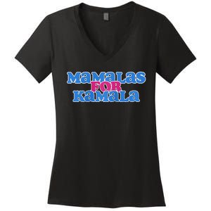 Mamalas For Kamala This Mamala Voting For Kamala Raglan Women's V-Neck T-Shirt