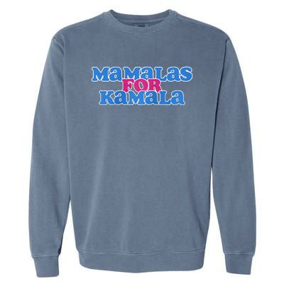 Mamalas For Kamala This Mamala Voting For Kamala Raglan Garment-Dyed Sweatshirt