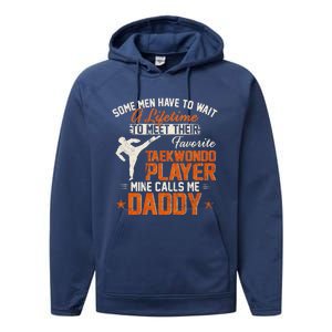 My Favorite Korea Taekwondo Training Player Calls Me Daddy Gift Performance Fleece Hoodie