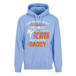 My Favorite Korea Taekwondo Training Player Calls Me Daddy Gift Unisex Surf Hoodie