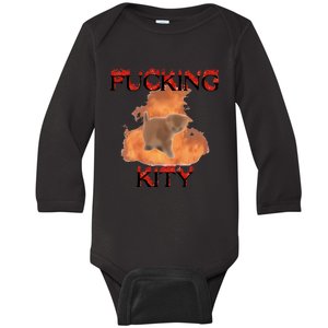 Milkcattos Fucking Kity Baby Long Sleeve Bodysuit