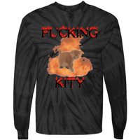 Milkcattos Fucking Kity Tie-Dye Long Sleeve Shirt