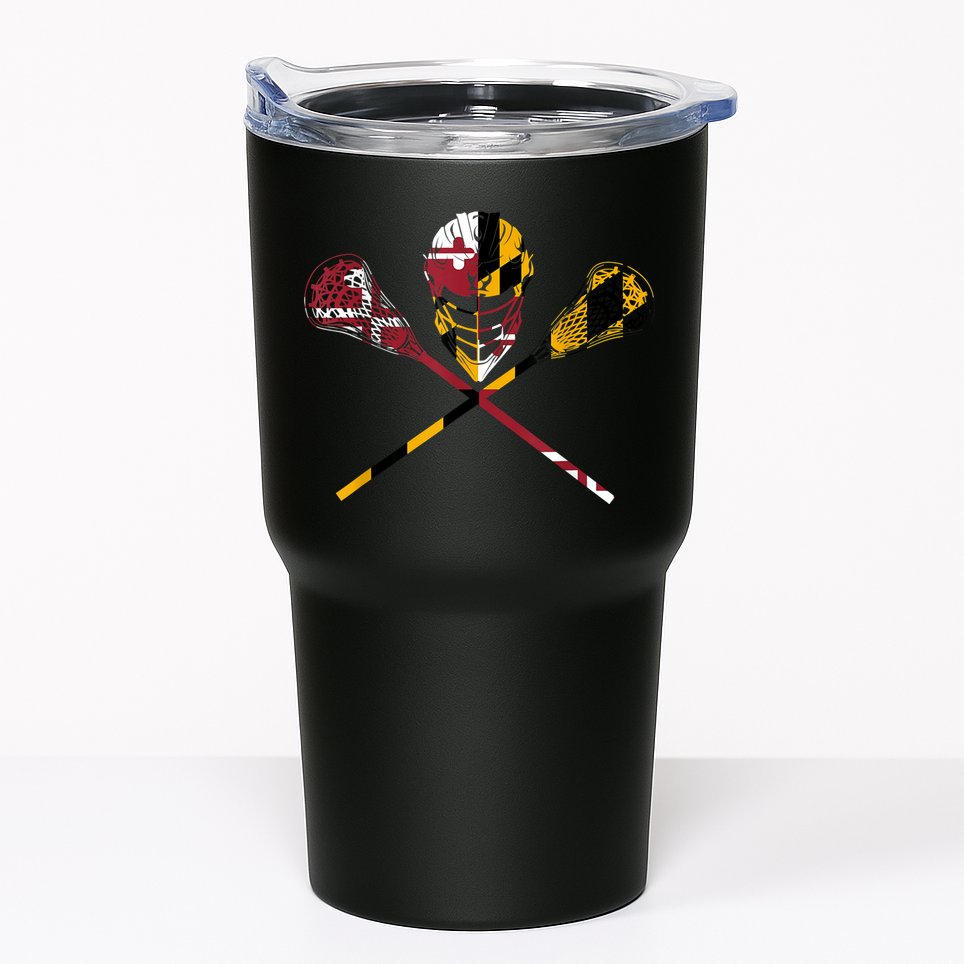 Maryland Flag Lacrosse Tumbler