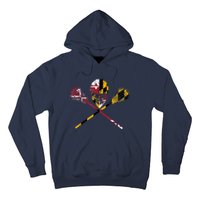 Maryland Flag Lacrosse Hoodie