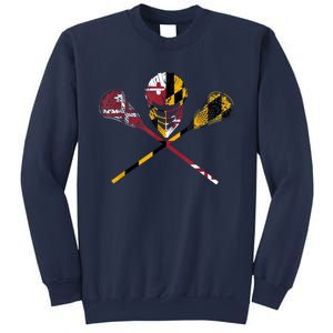 Maryland Flag Lacrosse Sweatshirt