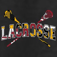Maryland Flag Lacrosse 7 Panel Mesh Trucker Snapback Hat