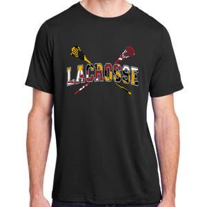 Maryland Flag Lacrosse Adult ChromaSoft Performance T-Shirt