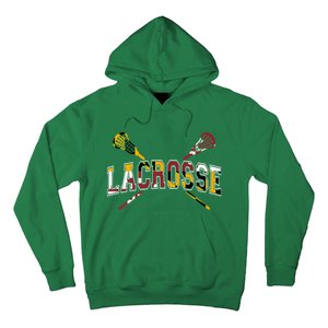 Maryland Flag Lacrosse Hoodie